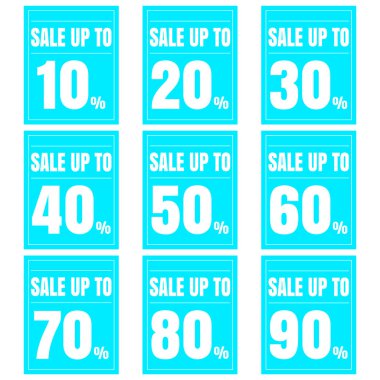 Satış indirim simgeler.