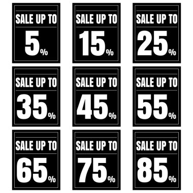 Satış indirim simgeler.