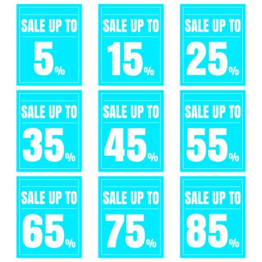 Satış indirim simgeler.