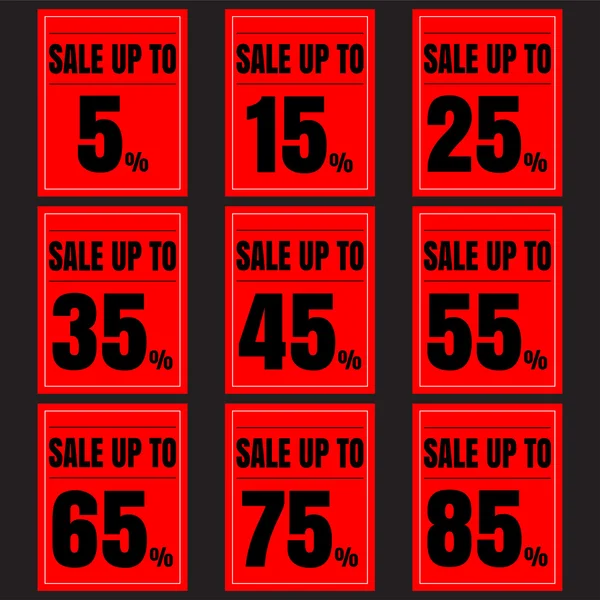 Satış indirim simgeler.