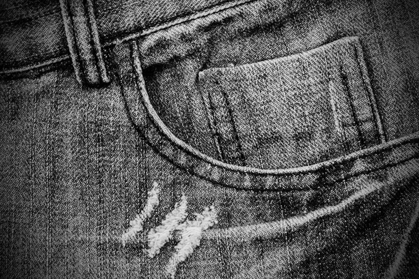 Jeans Textur Fragment — Stockfoto