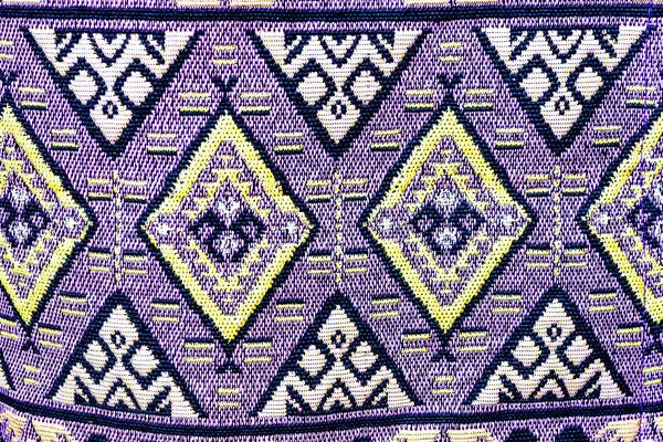 Traditionnel thai motif sarong texture fond . — Photo