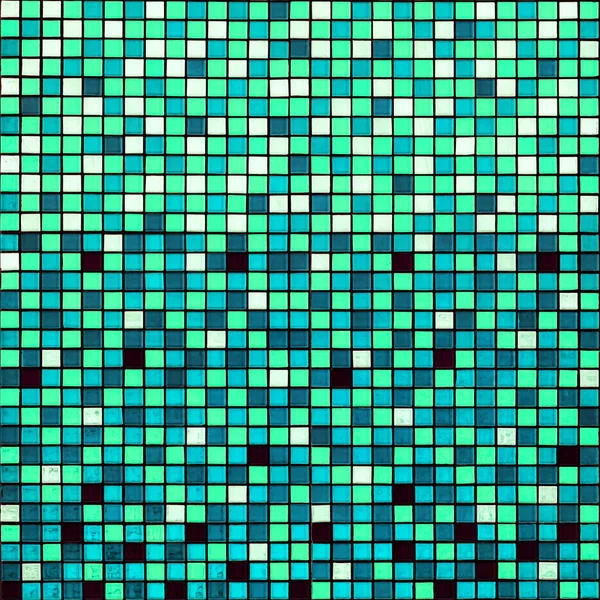 Mavi ve yeşil mozaik arka plan.