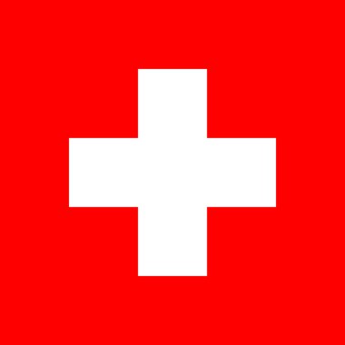 İsviçre bayrağı.