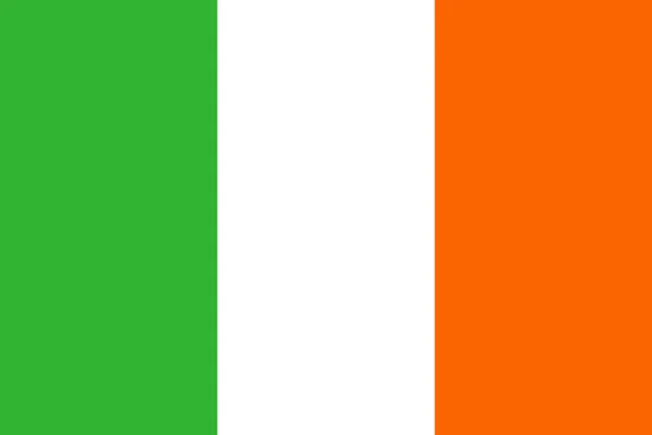 Flagge der Republik Irland. — Stockvektor