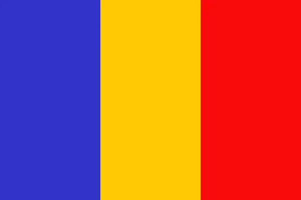 Flaga Rumunii. — Wektor stockowy