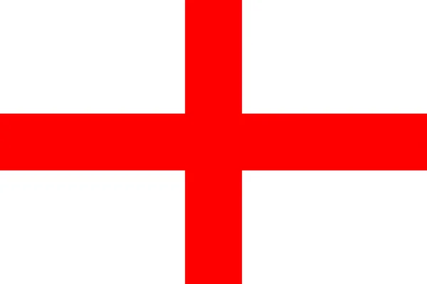 Bandera de Inglaterra . — Vector de stock