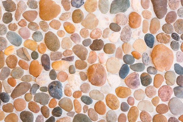 Pebble stone floor tile texture — Stock Photo, Image