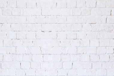 Beyaz tuğla duvar