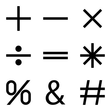 Temel matematiksel işaret