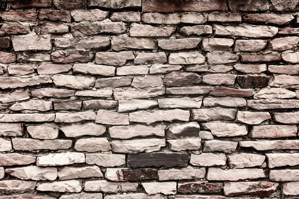 Vecchio mattone pietra muro di sfondo . — Foto Stock