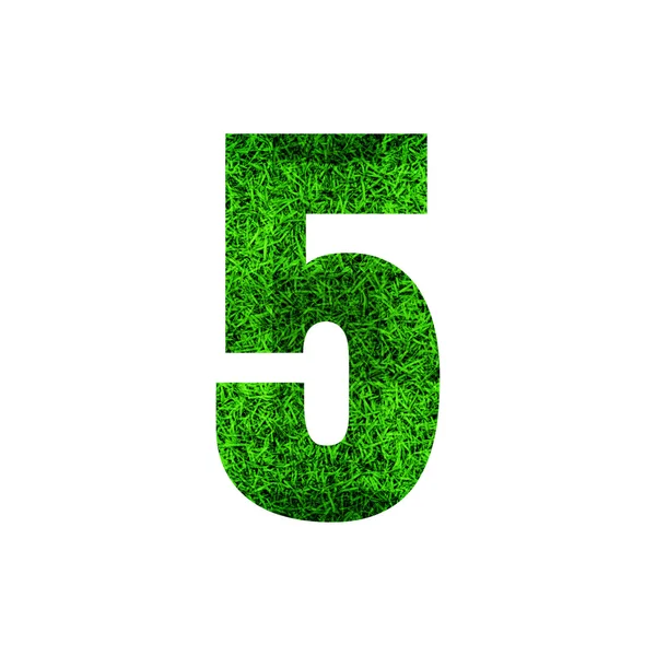 Número 5 (cinco) alfabeto — Foto de Stock