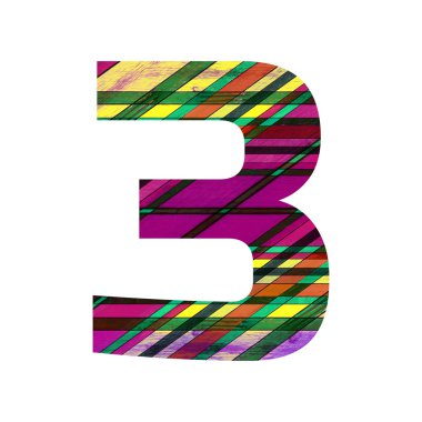 Sayı 3 (üç) alfabesi