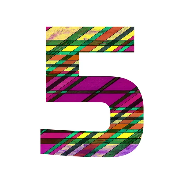 Número 2 (dois) alfabeto — Fotografia de Stock