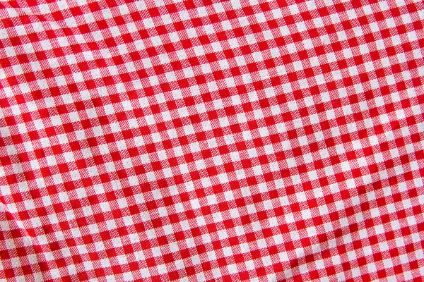 Textura de tecido vermelho e branco — Fotografia de Stock