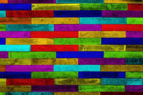 Régi színes fa texture háttér — Stock Fotó