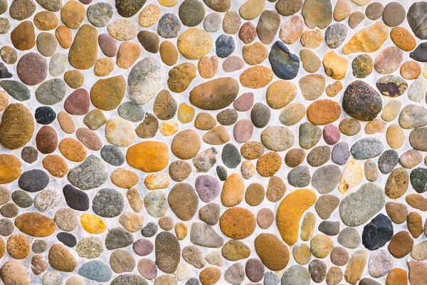 Oblázek kamenné podlaze dlaždice textury — Stock fotografie