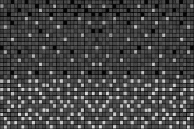 Gri ve siyah mozaik duvar dokusu ve arkaplanı