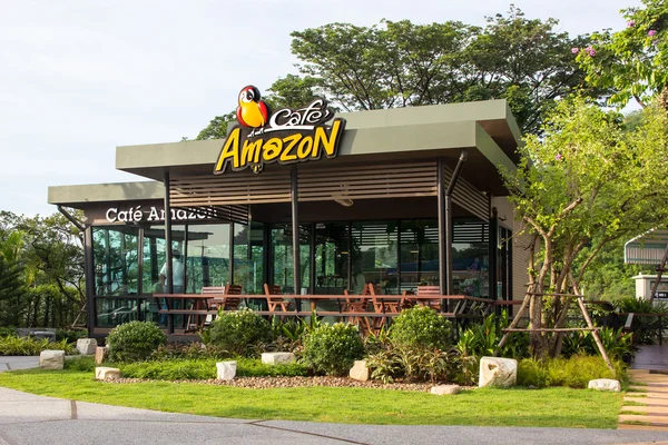 Cafe Amazon kávézó — Stock Fotó