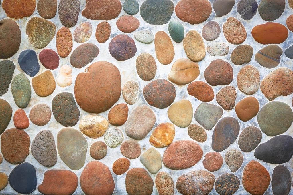 Piedra de guijarros textura de baldosas — Foto de stock © jpkirakun