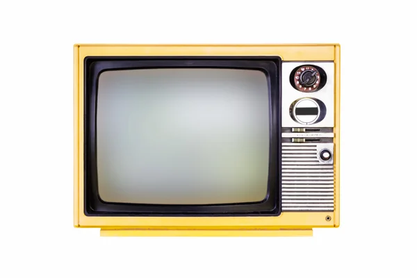 Televisión antigua en blanco — Foto de Stock