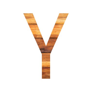 Eski ahşap doku ile İngilizce alfabe.