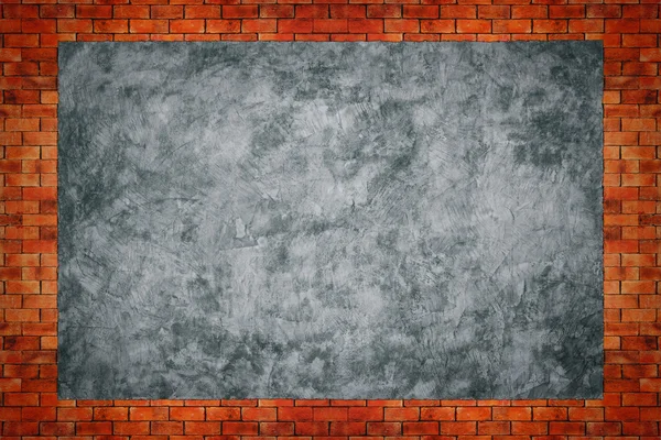 Goły betoniarz z stary texture brick wall. — Zdjęcie stockowe
