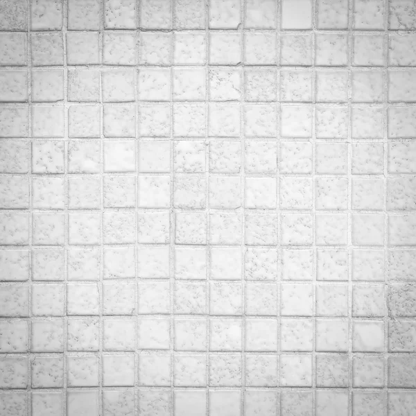 Fehér és szürke mozaik fali. — Stock Fotó