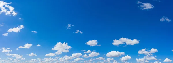 Beau Panorama Ciel Bleu Nuages Avec Fond Naturel Lumière Jour — Photo