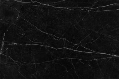 Arkaplan veya döşeme dekoratif tasarımı için siyah mermer dokusu.