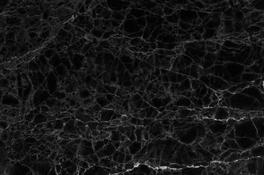 Arkaplan veya döşeme dekoratif tasarımı için siyah mermer dokusu.