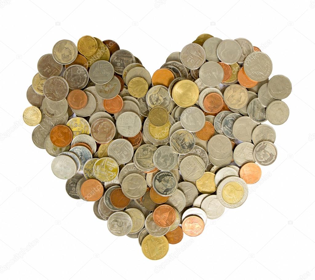 泰铢硬币背景——图库图片© jpkirakun #56447149