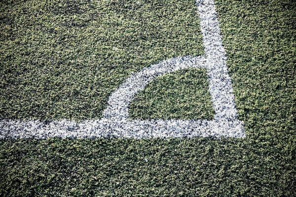 O canto do futebol — Fotografia de Stock