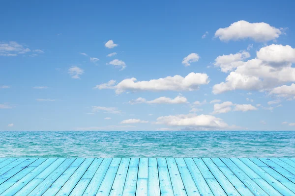 Playa y mar tropical — Foto de Stock