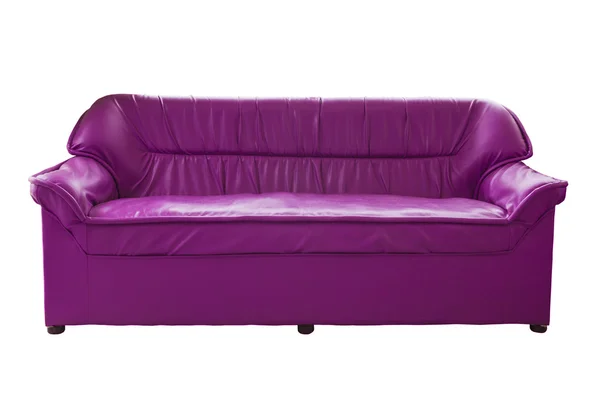 Lila soffa möbler — Stockfoto