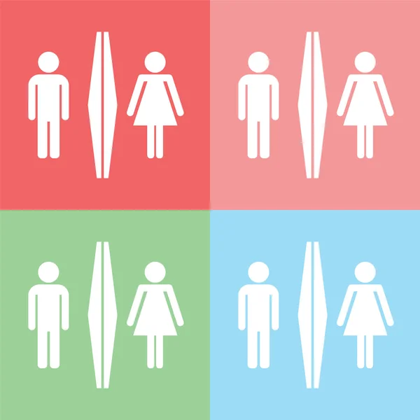 Iconos de baño — Vector de stock