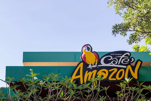 Café amazon logotipo — Fotografia de Stock