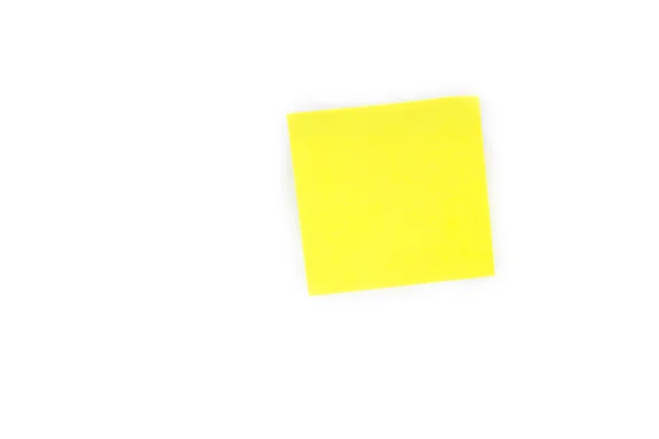 Yellow Sticky Note — Stock Photo, Image