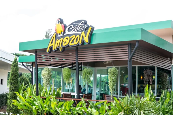 Cafe Amazon kávézó — Stock Fotó