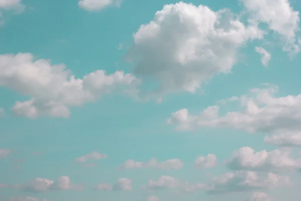 Mavi Gökyüzü bulutlu grunge tarzı. — Stok fotoğraf