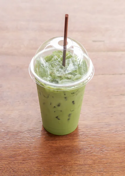 Matcha green tea smoothie — Stock Photo, Image