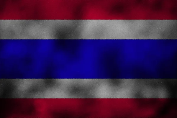 Grunge Flagge von Thailand — Stockfoto