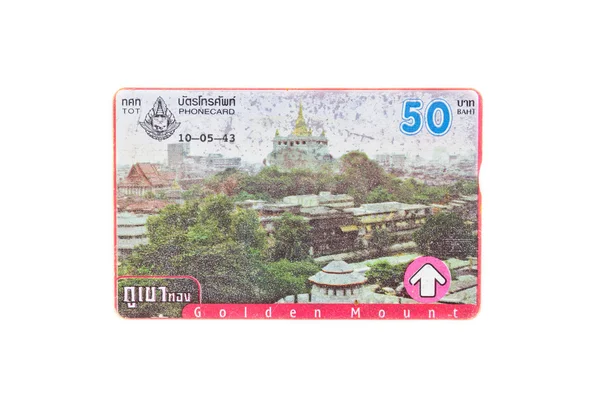 Thailand telephone card — Stock Photo, Image