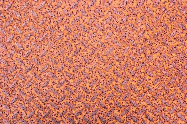 Metal diamond floor plate texture and background seamless — Stock Photo, Image