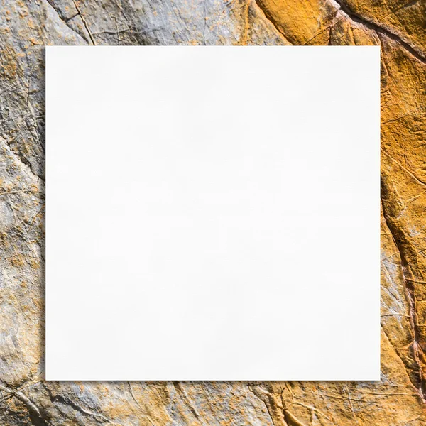 Libro blanco en blanco sobre fondo de piedra —  Fotos de Stock