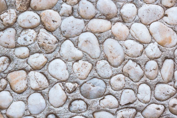 Kavicsos kőpadlóra csempe textúra — Stock Fotó