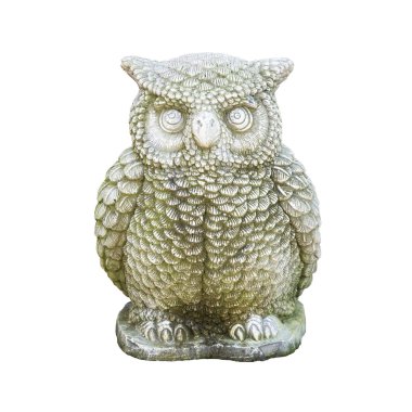 Beyaz baykuş heykelcik