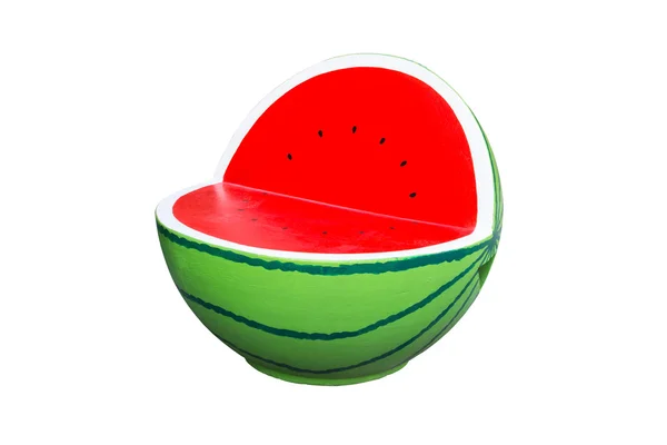 Watermelon chair isolated on white — Stock Photo, Image