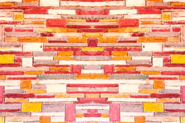 Sfondo di muro di pietra realizzato con blocchi — Foto Stock
