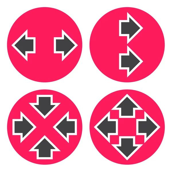 Arrow icons. Next navigation arrowhead signs. — Stock Vector